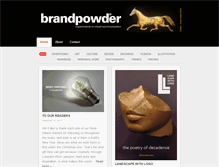 Tablet Screenshot of brandpowder.com